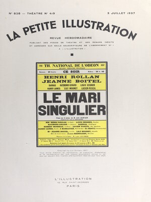 cover image of Le mari singulier